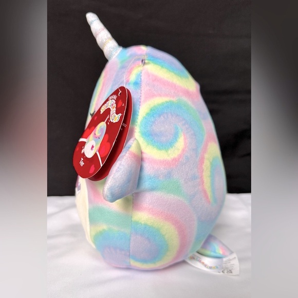 Squishmallow Tye Die Ter the Narwhal 10" Brand New - Picture 3 of 6